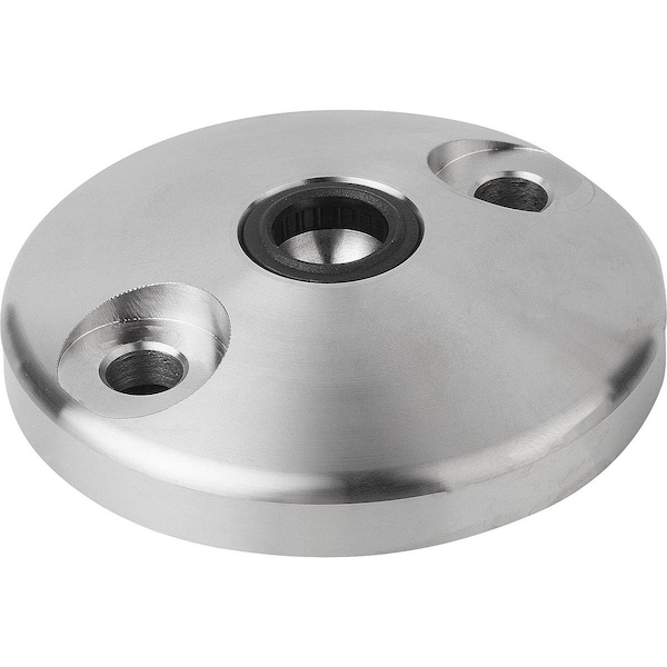 Plate Anti-Slip Plate, Form:D Stainless Steel, D=100